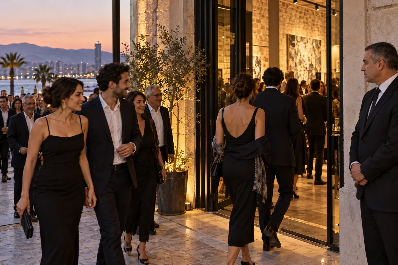 Event security illustrative stock photography